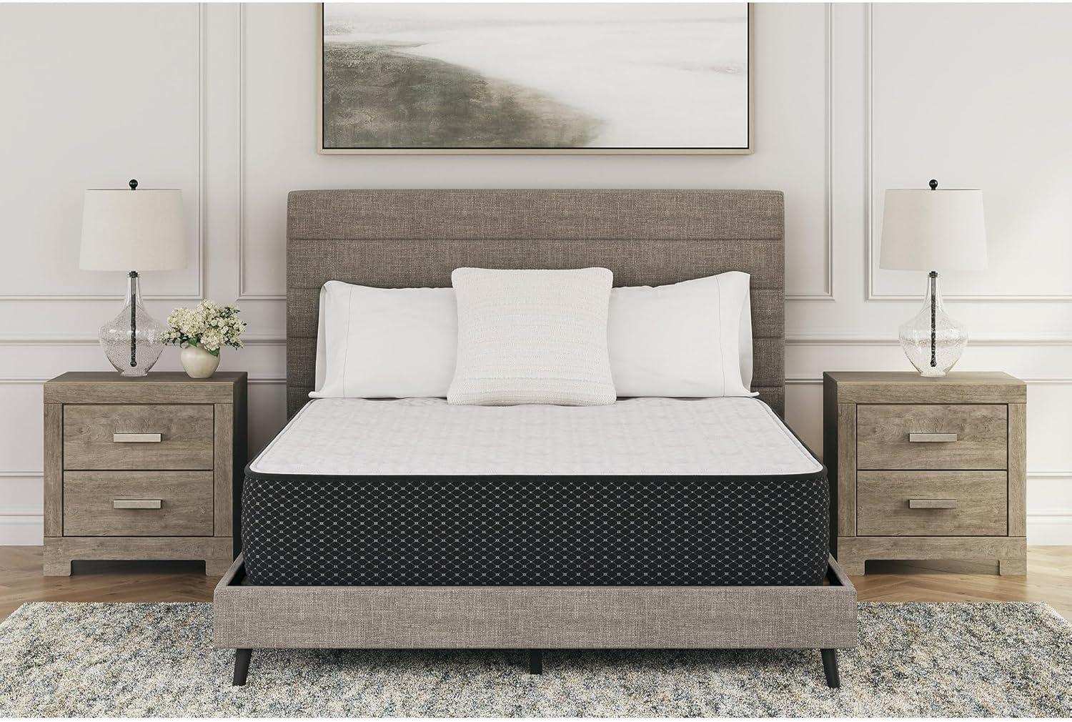 imageSignature Design by Ashley Limited Edition Plush 12 Inch Hybrid Mattress with Gel Memory Foam and Edge Support for Cool Sleep and Pressure Relief Full Fiberglass Free Mattress In A BoxCalifornia King