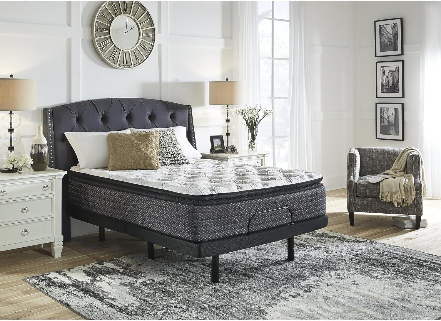 imageSignature Design by Ashley Limited Edition Plush 12 Inch Hybrid Mattress with Gel Memory Foam and Edge Support for Cool Sleep and Pressure Relief Full Fiberglass Free Mattress In A BoxTwin