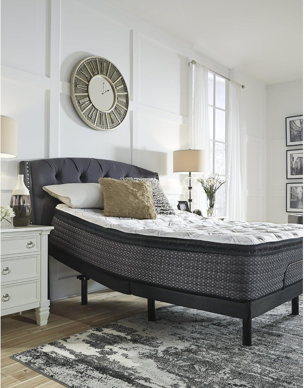 imageSignature Design by Ashley Limited Edition Plush 12 Inch Hybrid Mattress with Gel Memory Foam and Edge Support for Cool Sleep and Pressure Relief Full Fiberglass Free Mattress In A BoxQueen