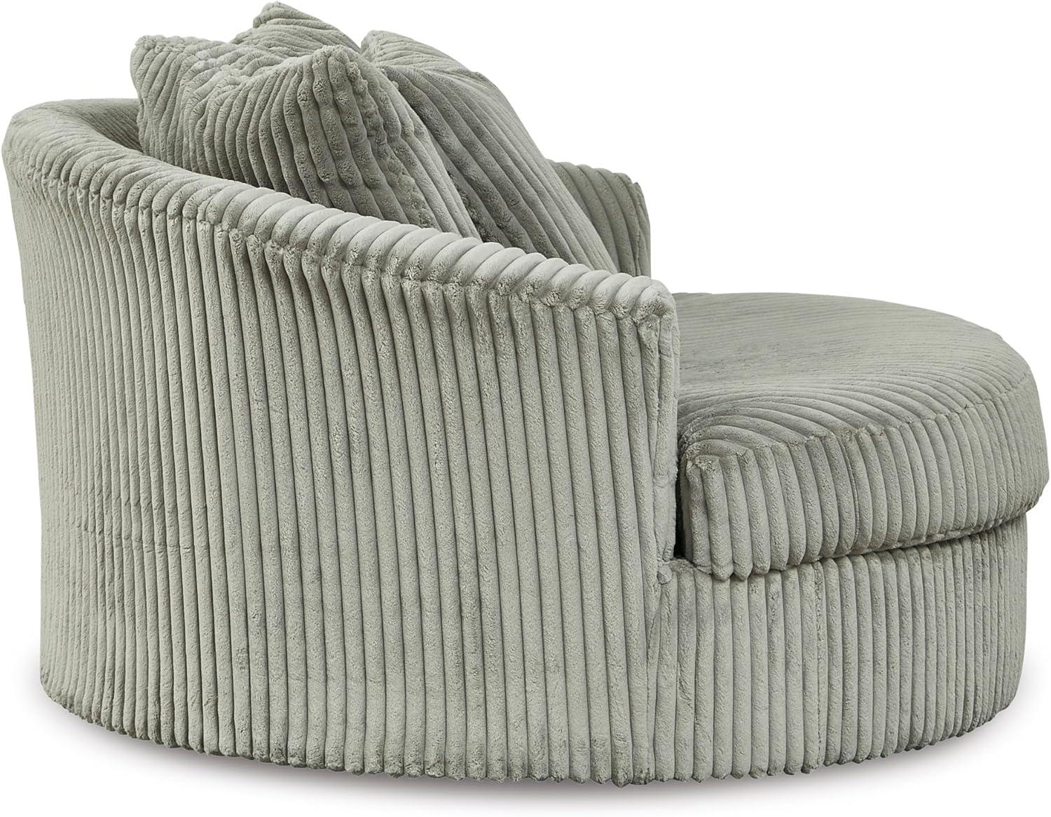 imageSignature Design by Ashley Lindyn Contemporary 3Piece Sofa with Reversible Cushions WhiteGrey