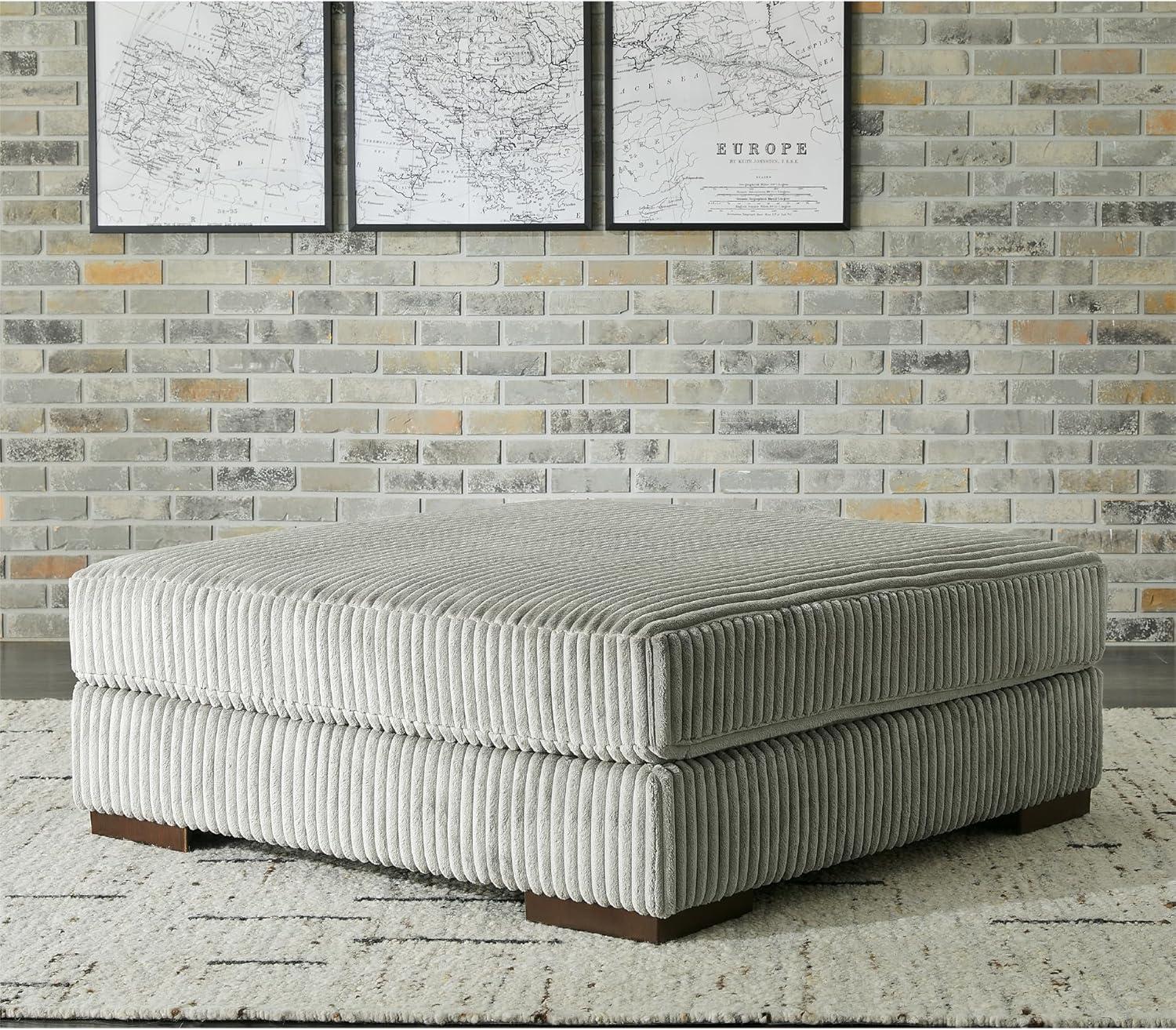 imageSignature Design by Ashley Lindyn Contemporary 3Piece Sofa with Reversible Cushions WhiteGrey