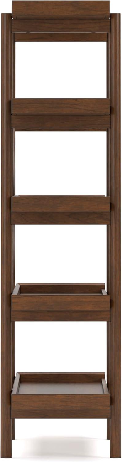 imageSignature Design by Ashley Lyncott MidCentury Modern Freestanding 5Tier 70quot Etagere Bookcase Light Brown