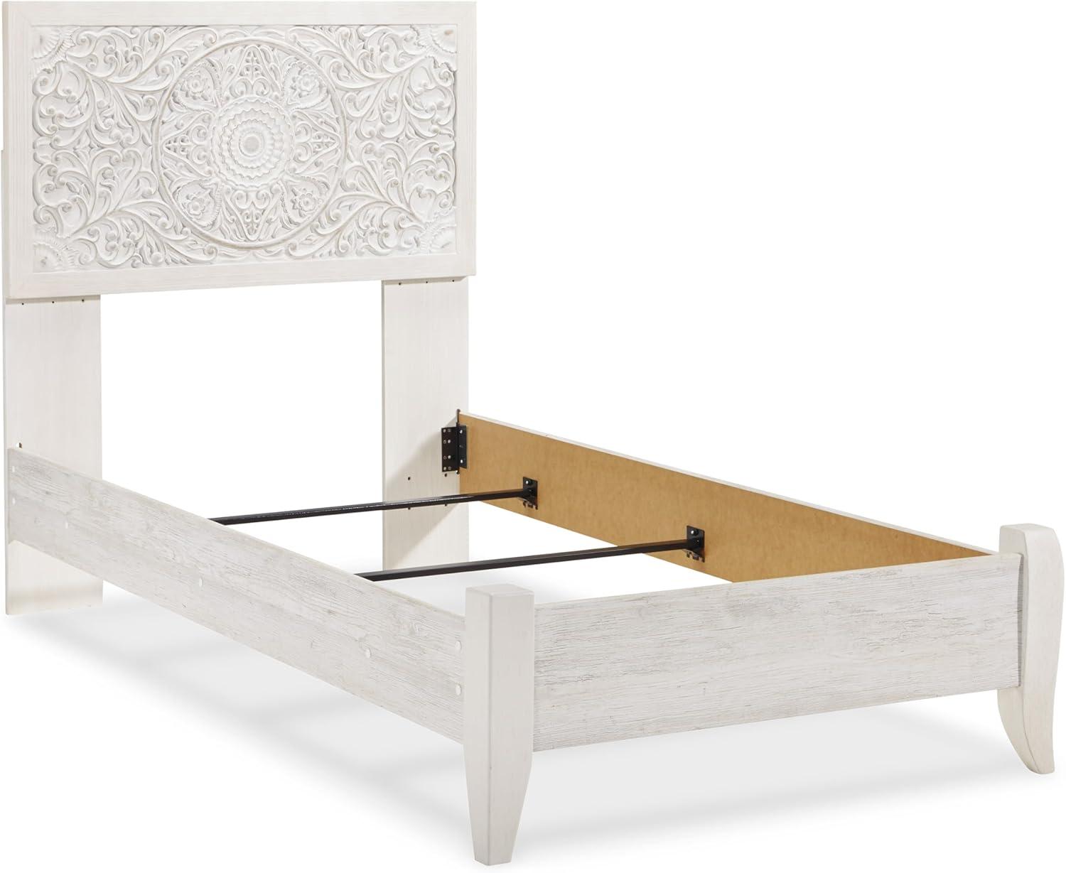 imageSignature Design by Ashley Paxberry Boho Chic Panel Adjustable Headboard ONLY King WhitewashWhitewash