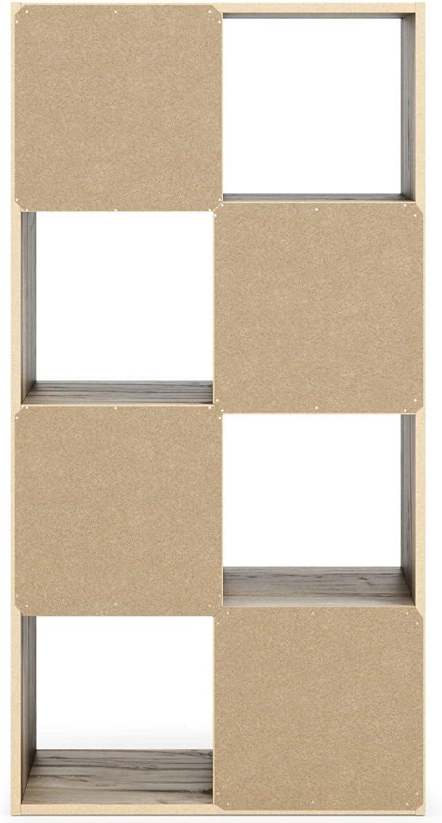 imageSignature Design by Ashley Paxberry Coastal 9 Cube Storage Organizer or Bookcase WhitewashBrown