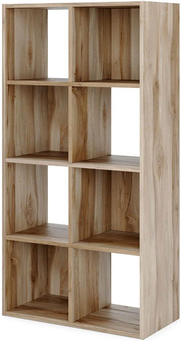 imageSignature Design by Ashley Paxberry Coastal 9 Cube Storage Organizer or Bookcase WhitewashBrown