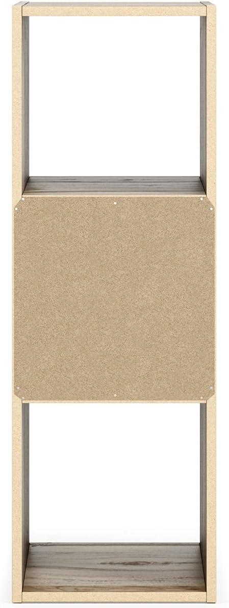 imageSignature Design by Ashley Paxberry Coastal 9 Cube Storage Organizer or Bookcase WhitewashBrown