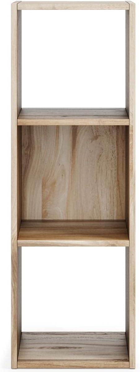 imageSignature Design by Ashley Paxberry Coastal 9 Cube Storage Organizer or Bookcase WhitewashBrown