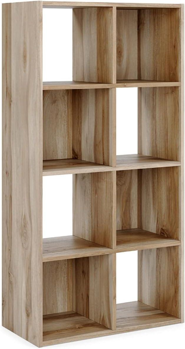 imageSignature Design by Ashley Paxberry Coastal 9 Cube Storage Organizer or Bookcase WhitewashBrown