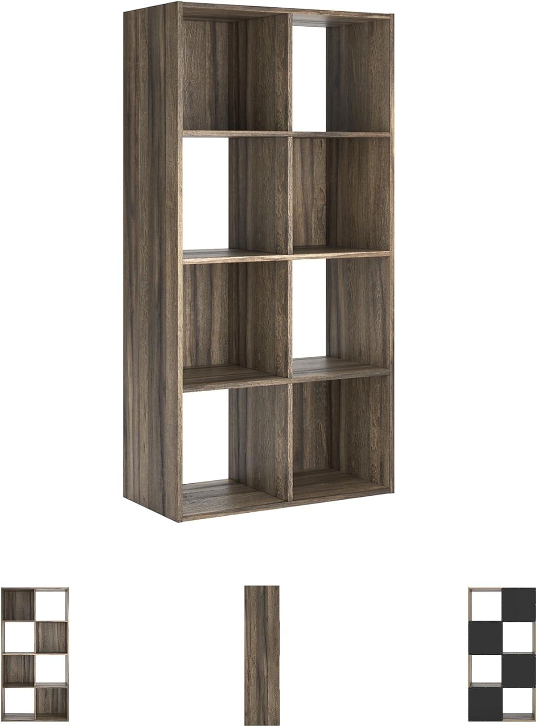 imageSignature Design by Ashley Paxberry Coastal 9 Cube Storage Organizer or Bookcase WhitewashBrown