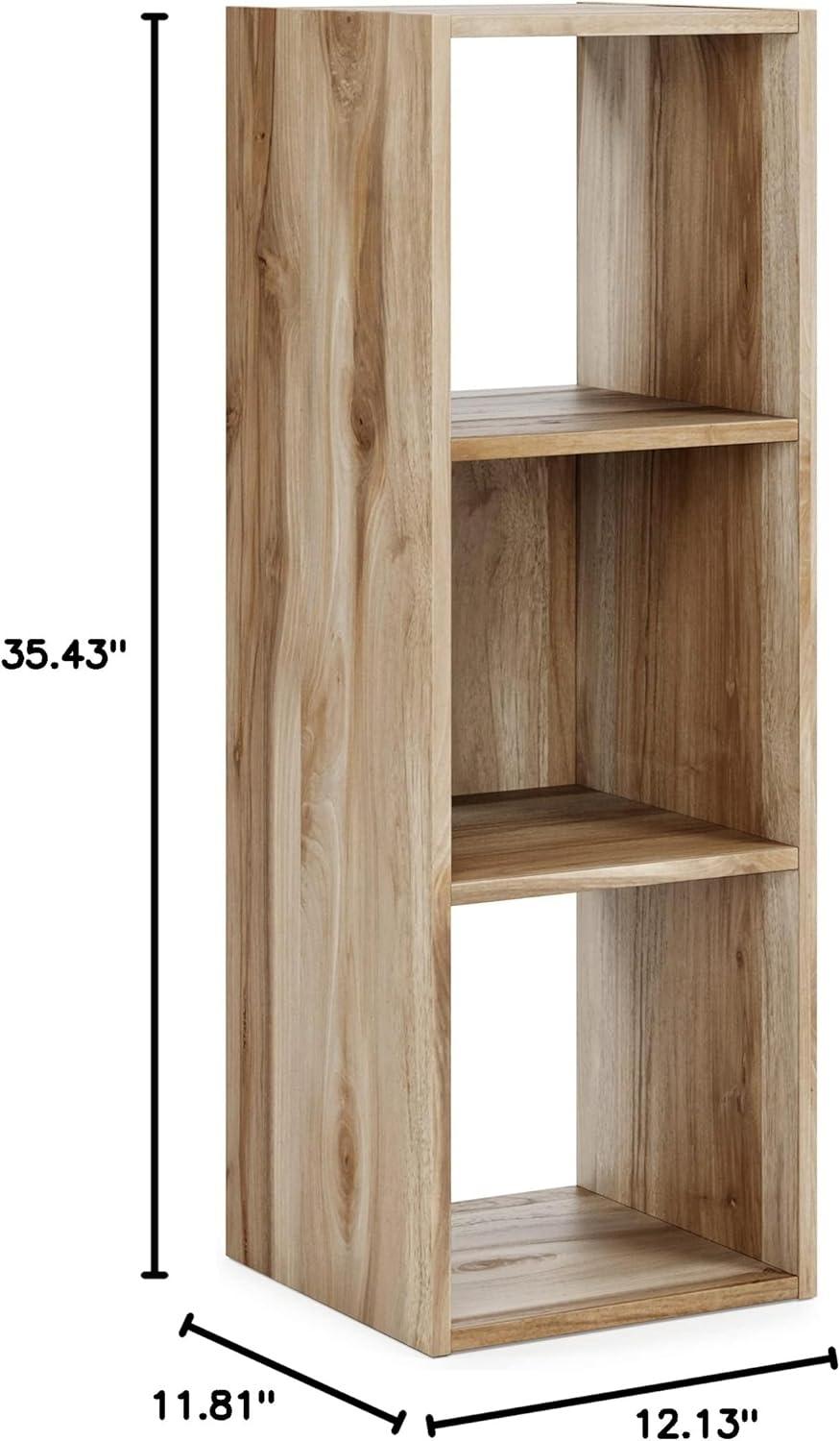 imageSignature Design by Ashley Paxberry Coastal 9 Cube Storage Organizer or Bookcase WhitewashBrown