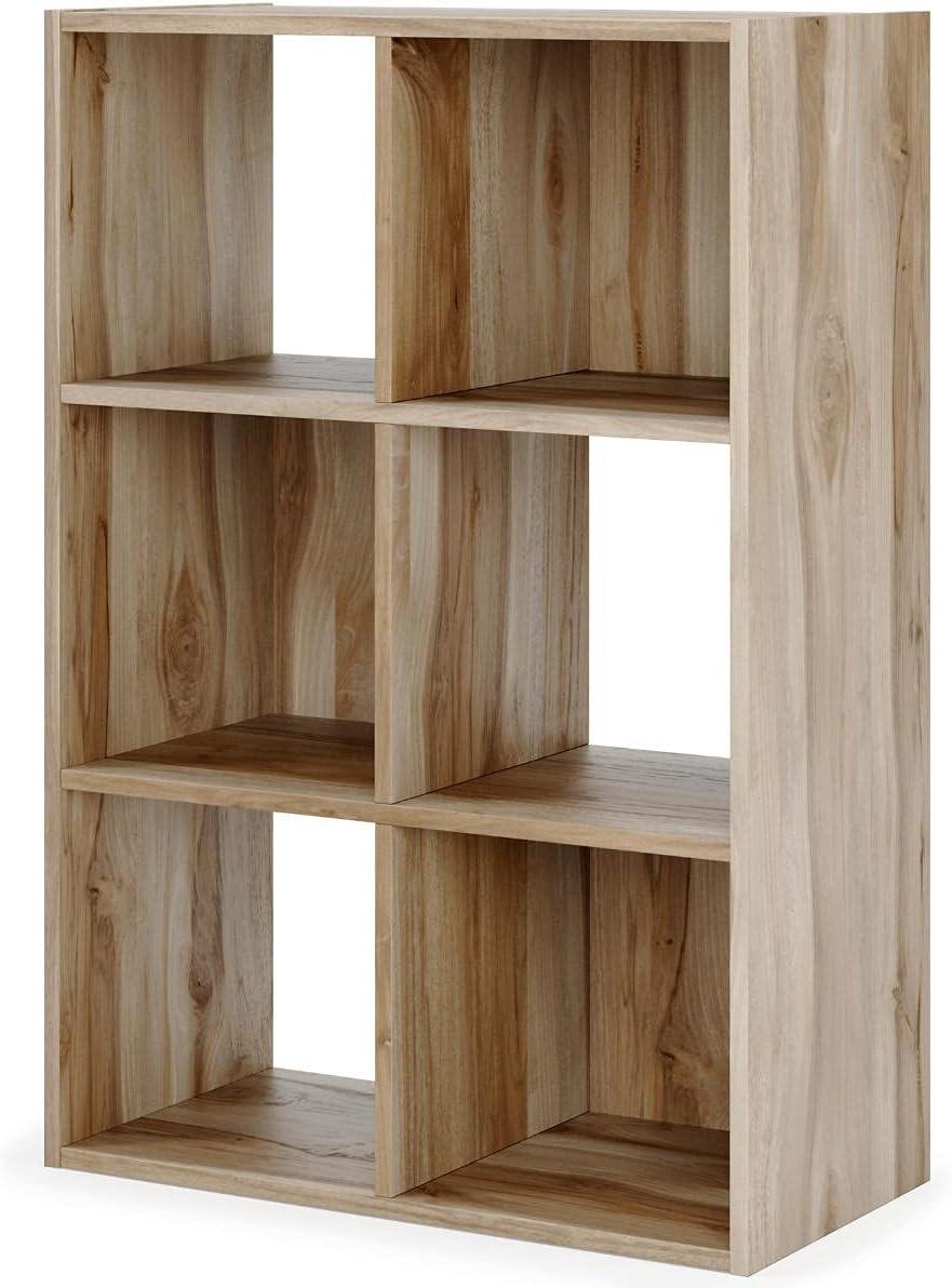 imageSignature Design by Ashley Paxberry Coastal 9 Cube Storage Organizer or Bookcase WhitewashBrown