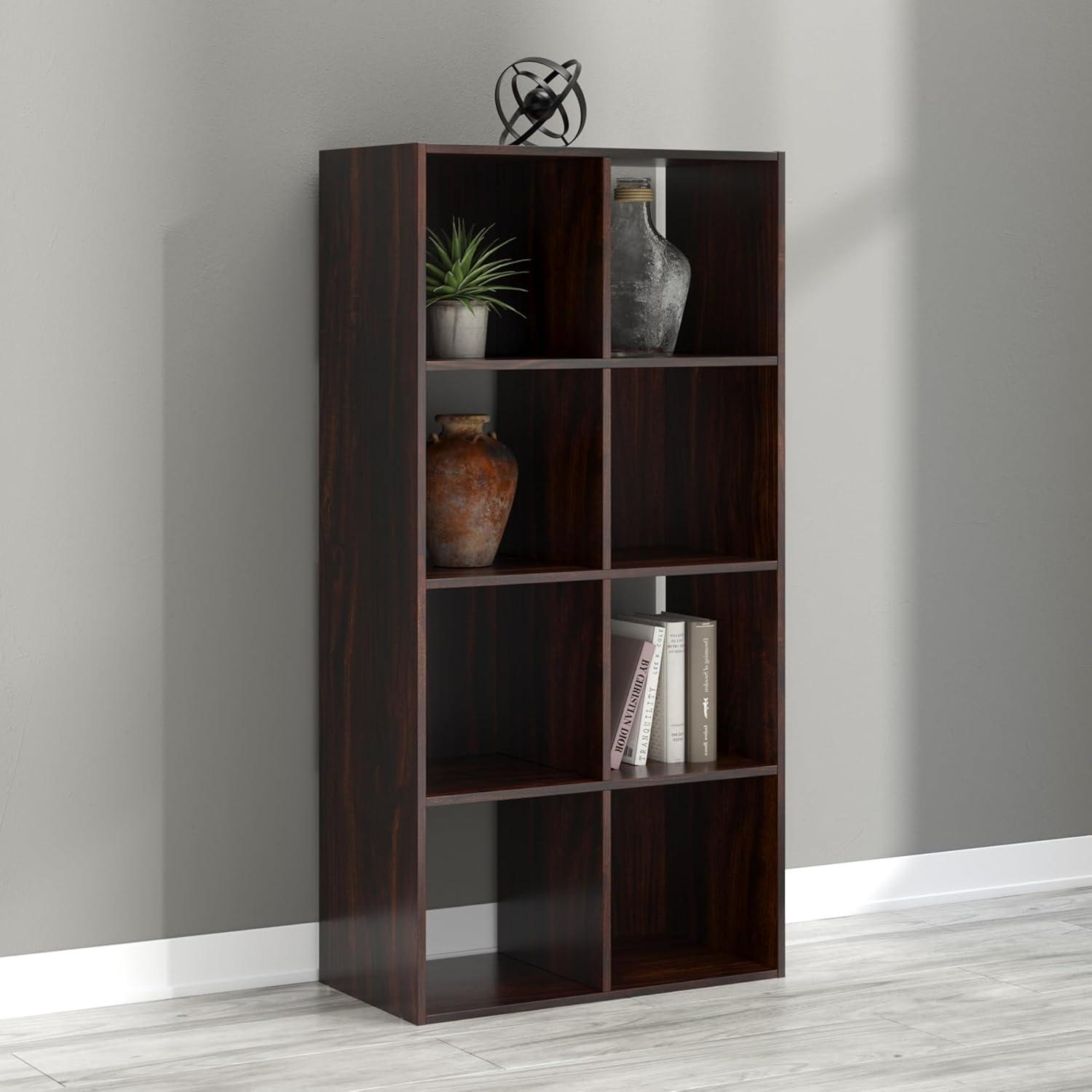 imageSignature Design by Ashley Paxberry Coastal 9 Cube Storage Organizer or Bookcase WhitewashCherryLight Brown