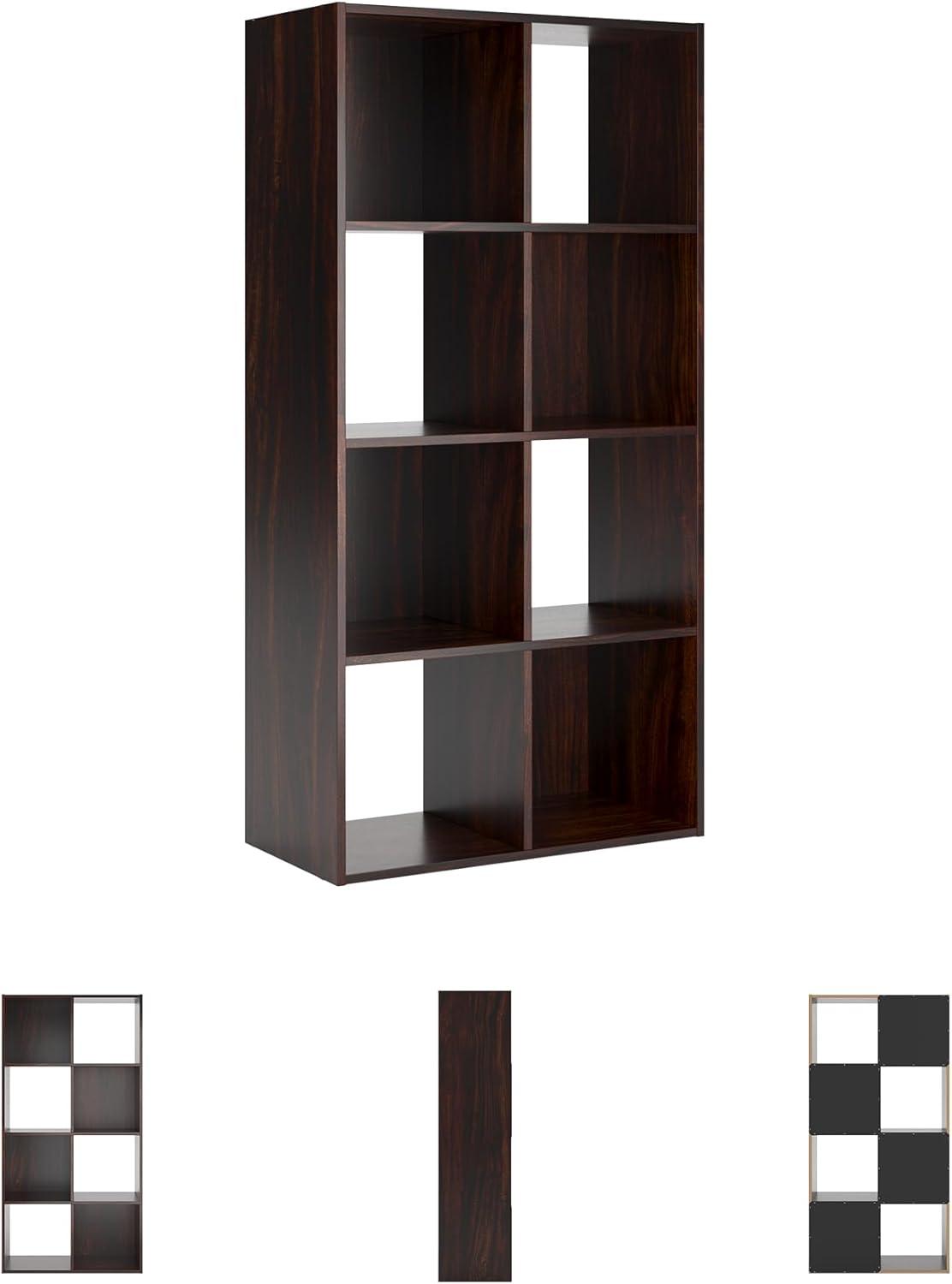 imageSignature Design by Ashley Paxberry Coastal 9 Cube Storage Organizer or Bookcase WhitewashCherryLight Brown
