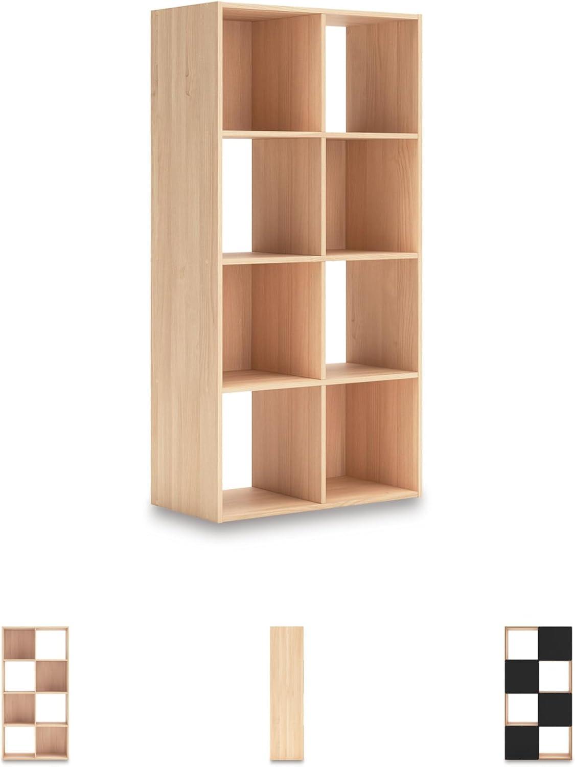 imageSignature Design by Ashley Paxberry Coastal 9 Cube Storage Organizer or Bookcase WhitewashTan