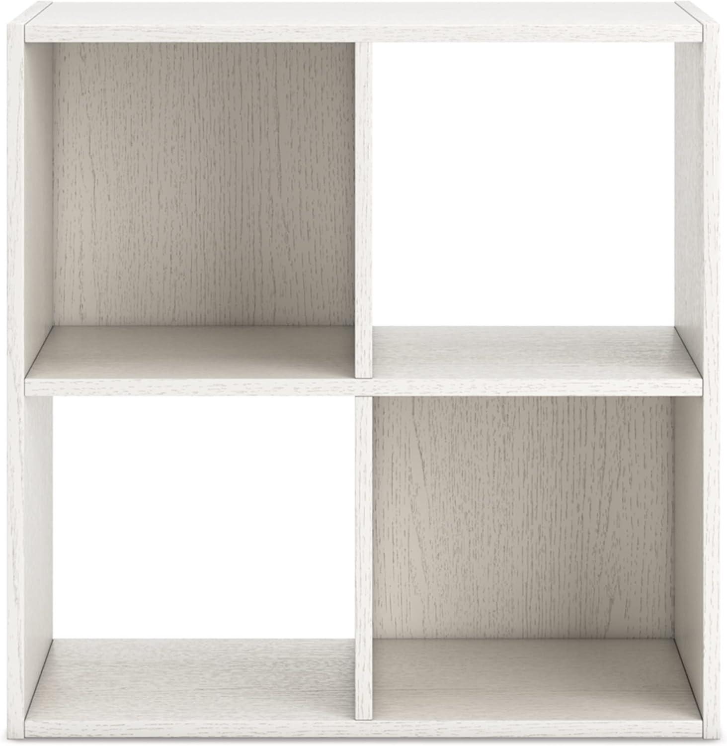 imageSignature Design by Ashley Paxberry Coastal 9 Cube Storage Organizer or Bookcase WhitewashWhite