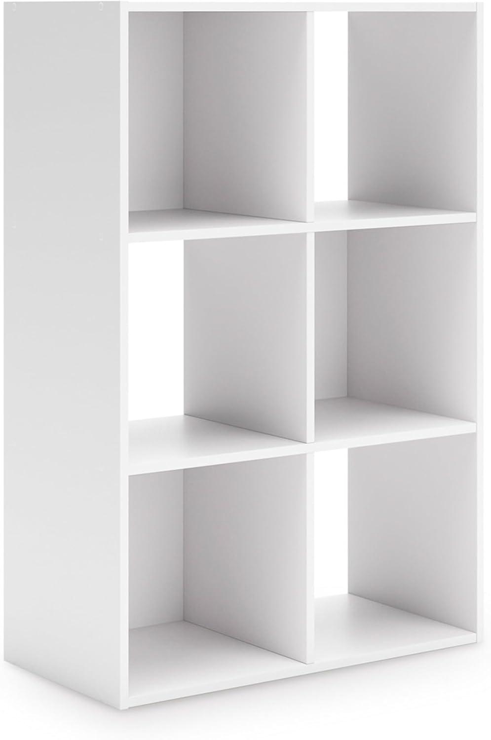 imageSignature Design by Ashley Paxberry Coastal 9 Cube Storage Organizer or Bookcase WhitewashWhite