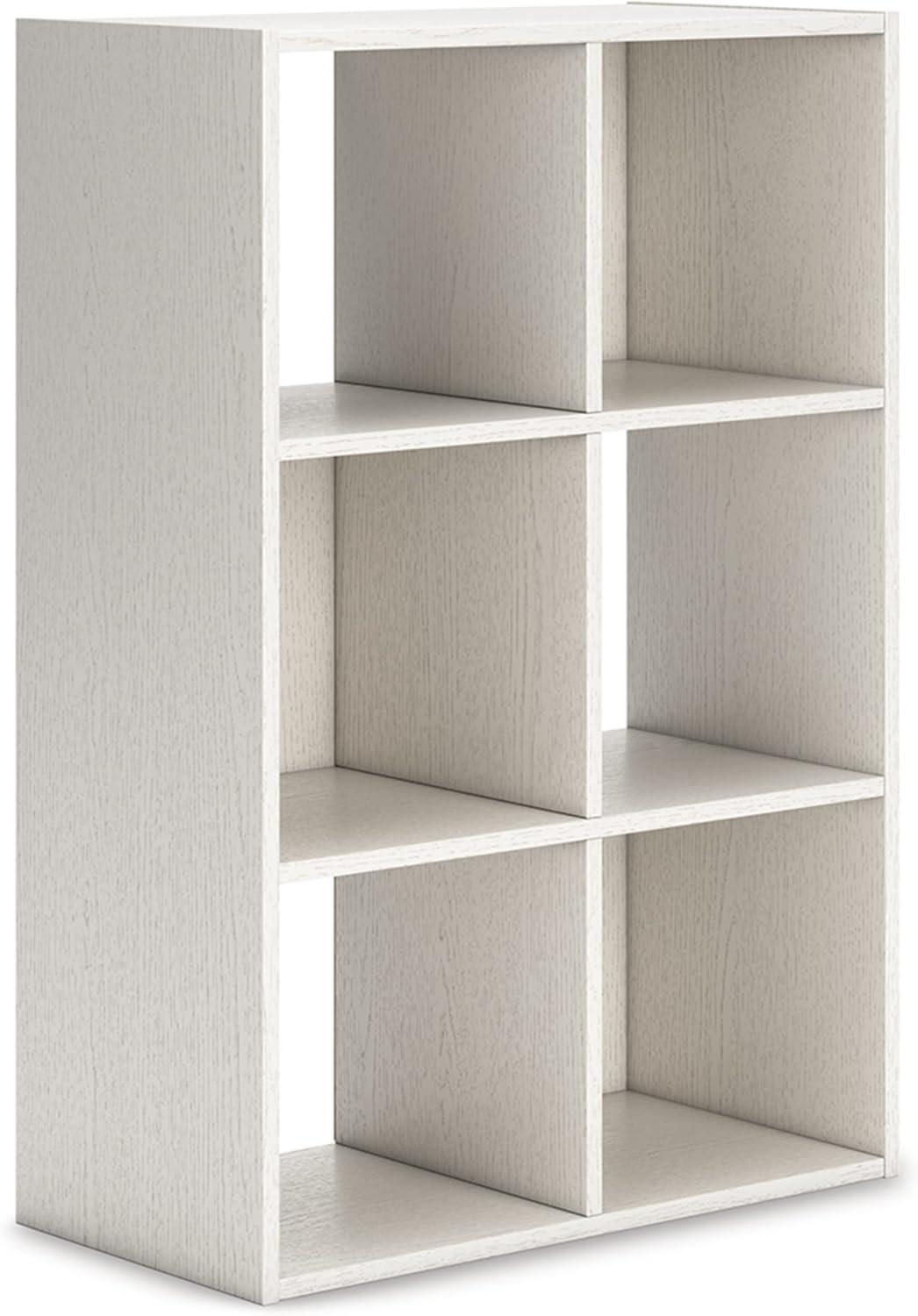 imageSignature Design by Ashley Paxberry Coastal 9 Cube Storage Organizer or Bookcase WhitewashWhite