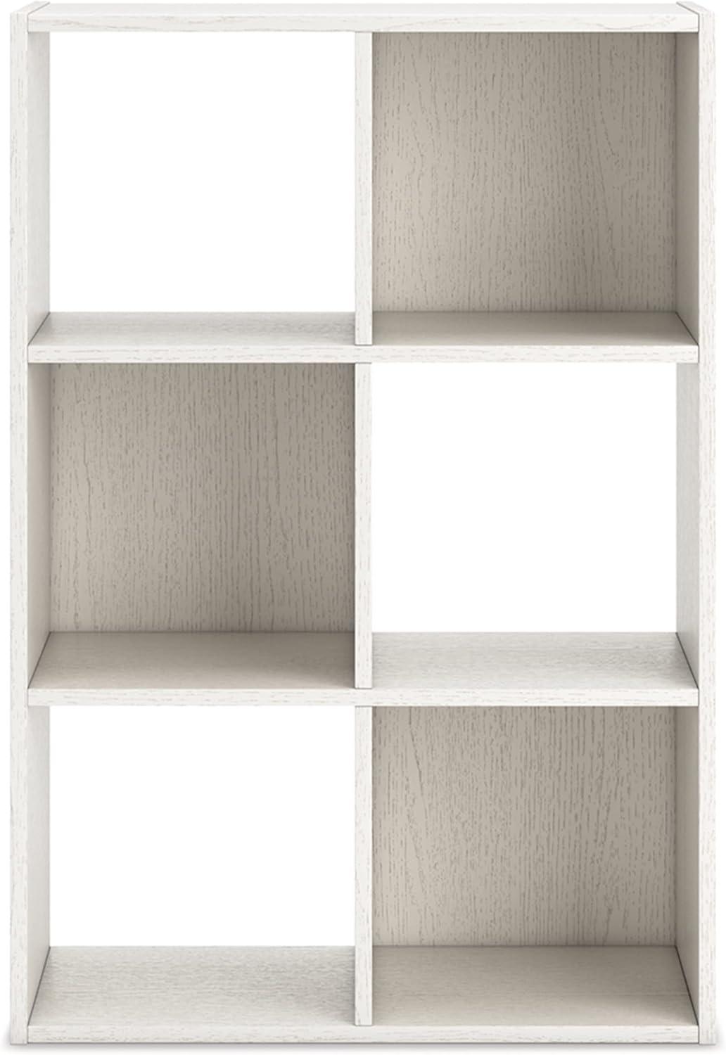 imageSignature Design by Ashley Paxberry Coastal 9 Cube Storage Organizer or Bookcase WhitewashWhite