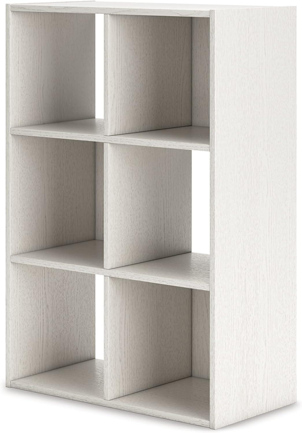 imageSignature Design by Ashley Paxberry Coastal 9 Cube Storage Organizer or Bookcase WhitewashWhite