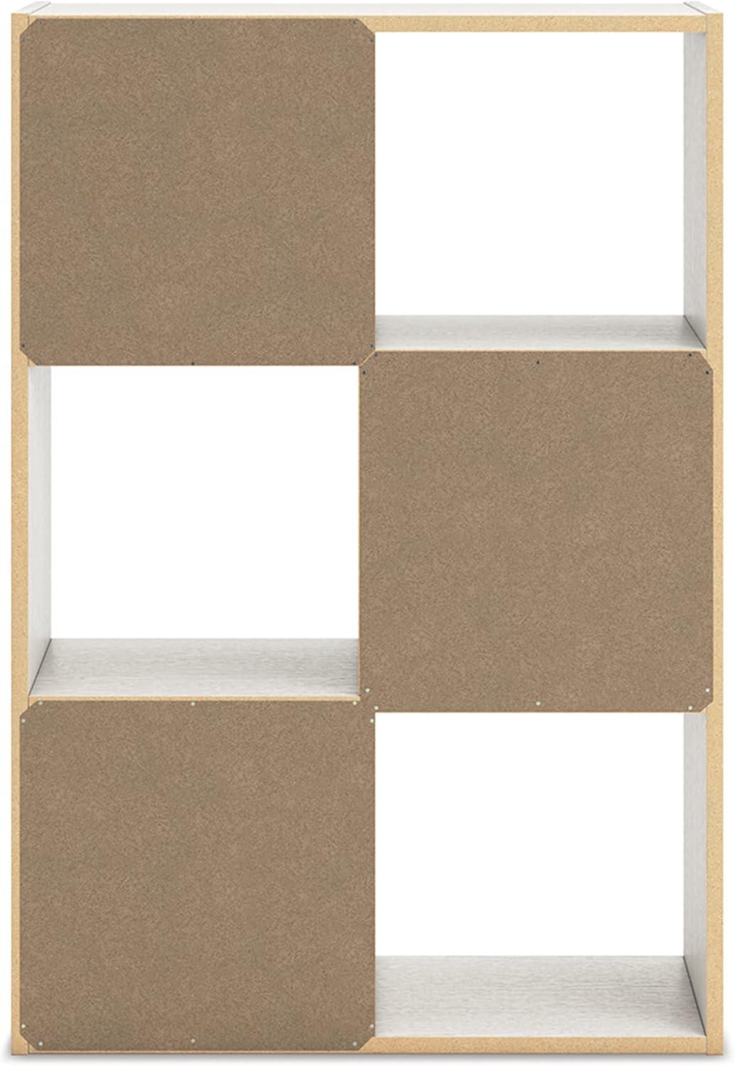 imageSignature Design by Ashley Paxberry Coastal 9 Cube Storage Organizer or Bookcase WhitewashWhite
