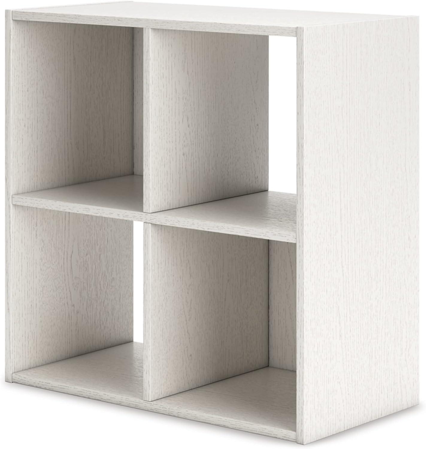 imageSignature Design by Ashley Paxberry Coastal 9 Cube Storage Organizer or Bookcase WhitewashWhite
