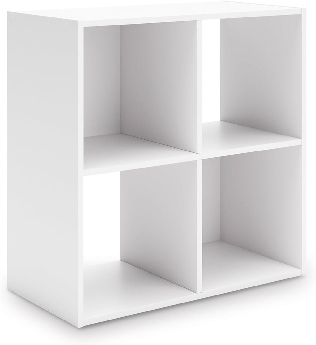 imageSignature Design by Ashley Paxberry Coastal 9 Cube Storage Organizer or Bookcase WhitewashWhite