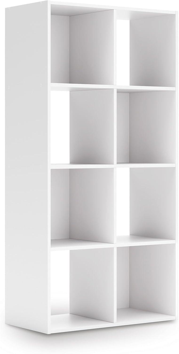 imageSignature Design by Ashley Paxberry Coastal 9 Cube Storage Organizer or Bookcase WhitewashWhite