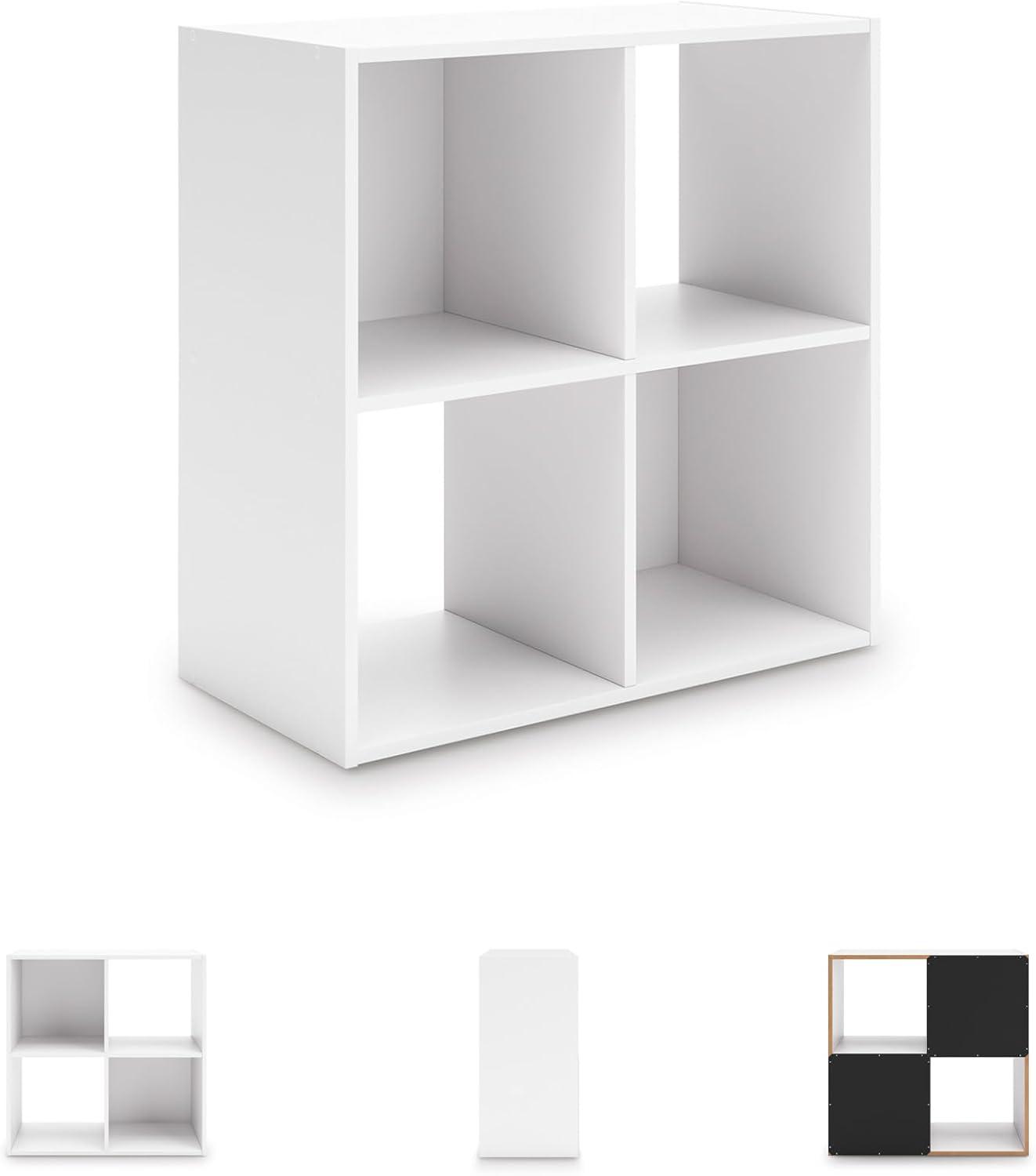 imageSignature Design by Ashley Paxberry Coastal 9 Cube Storage Organizer or Bookcase WhitewashWhite