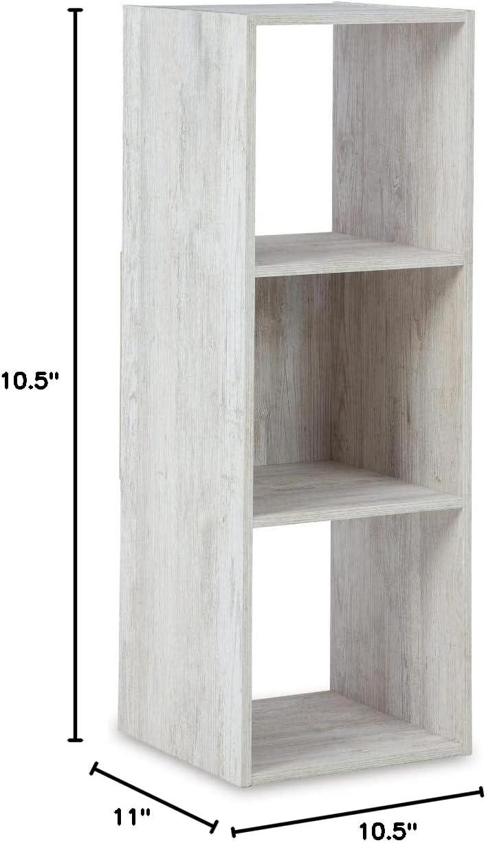 imageSignature Design by Ashley Paxberry Coastal 9 Cube Storage Organizer or Bookcase WhitewashWhitewash