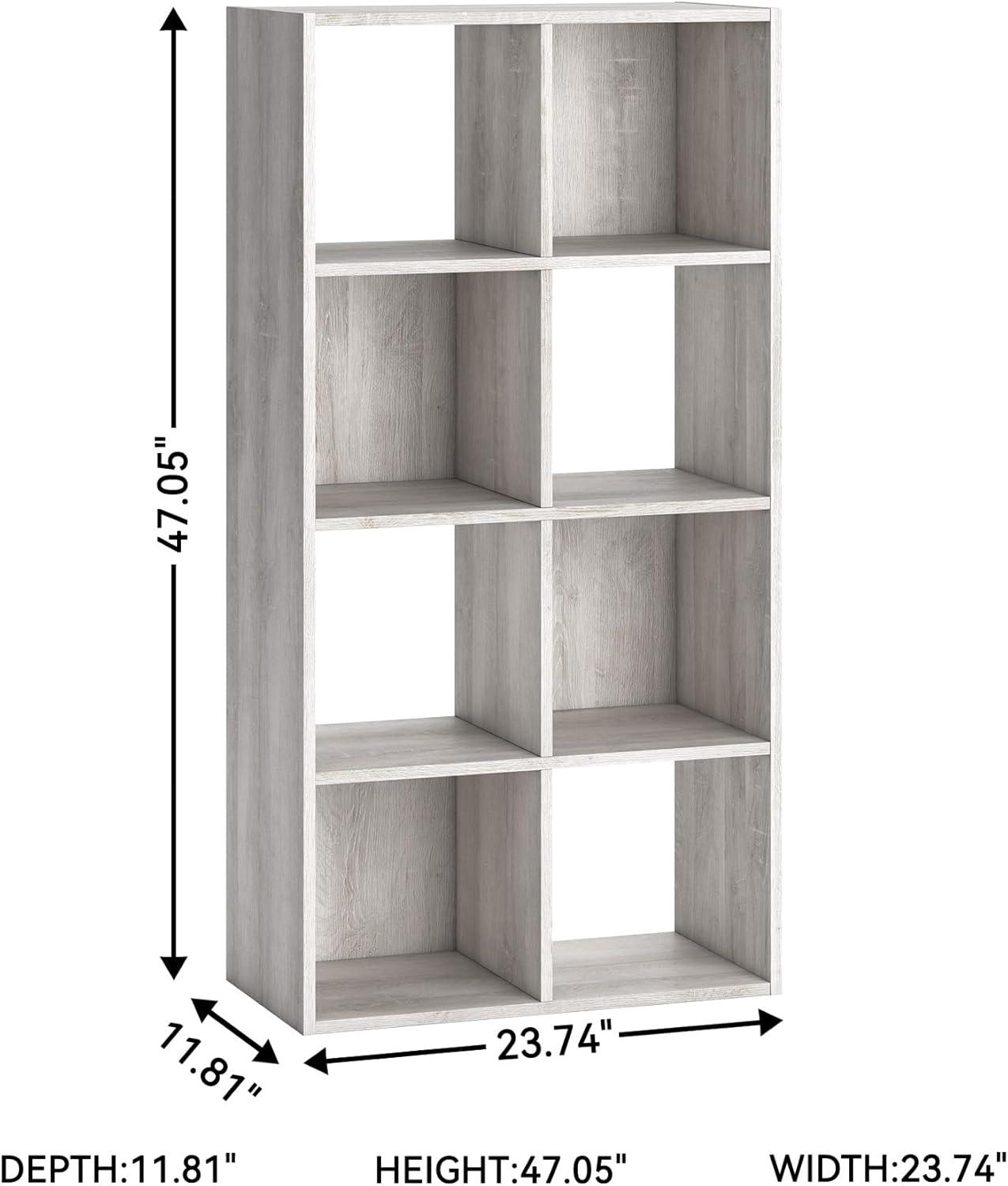 imageSignature Design by Ashley Paxberry Coastal 9 Cube Storage Organizer or Bookcase WhitewashWhitewash