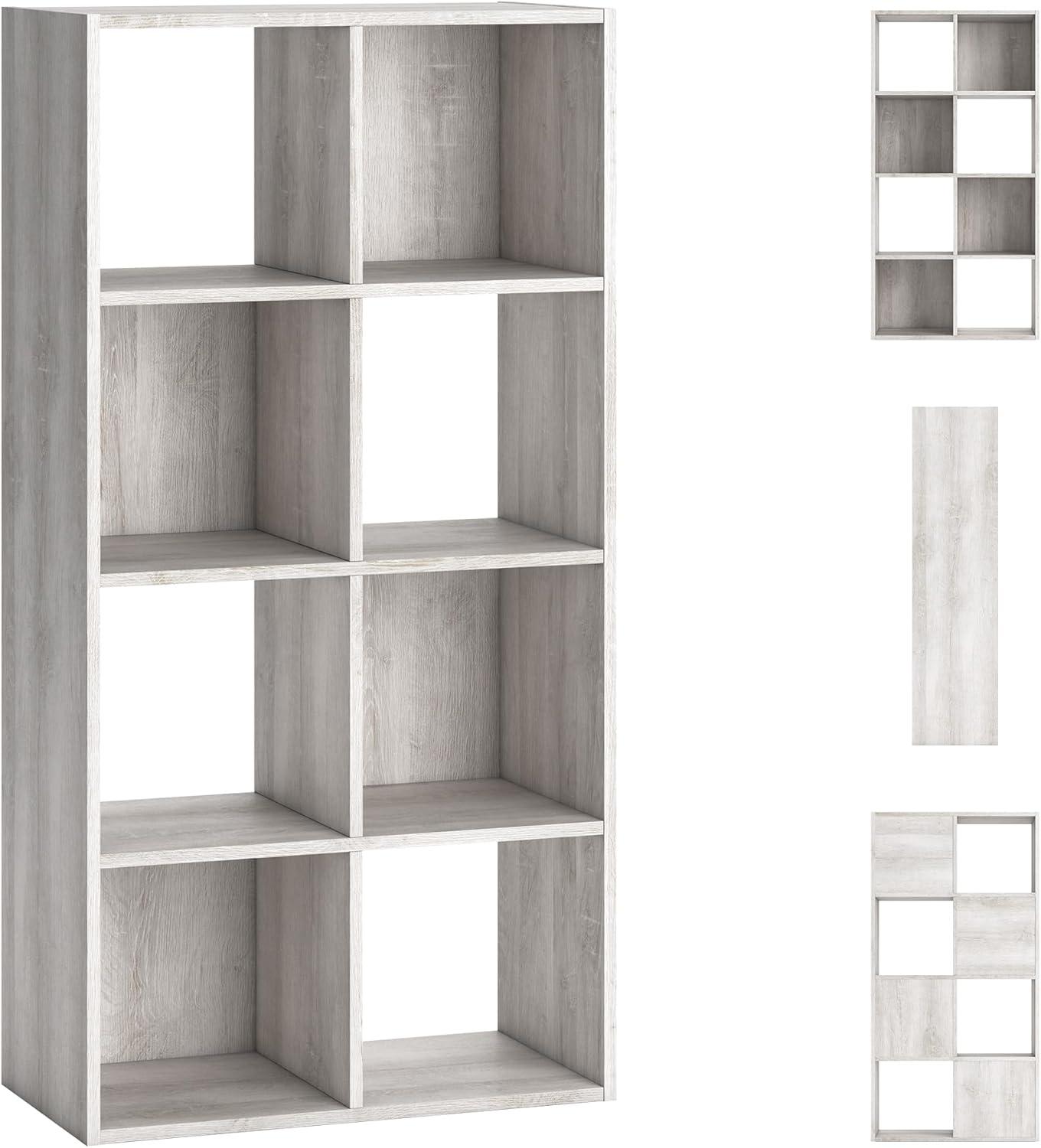 imageSignature Design by Ashley Paxberry Coastal 9 Cube Storage Organizer or Bookcase WhitewashWhitewash