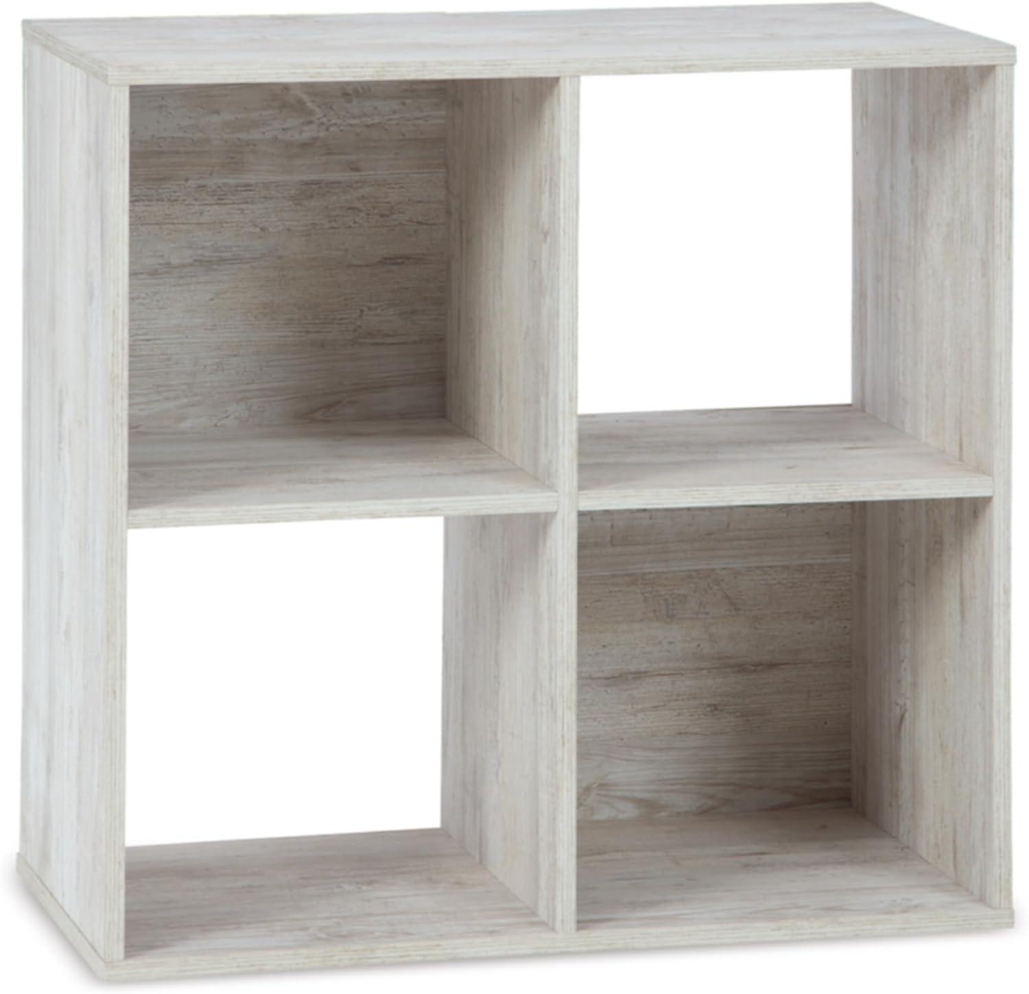 imageSignature Design by Ashley Paxberry Coastal 9 Cube Storage Organizer or Bookcase WhitewashWhitewash