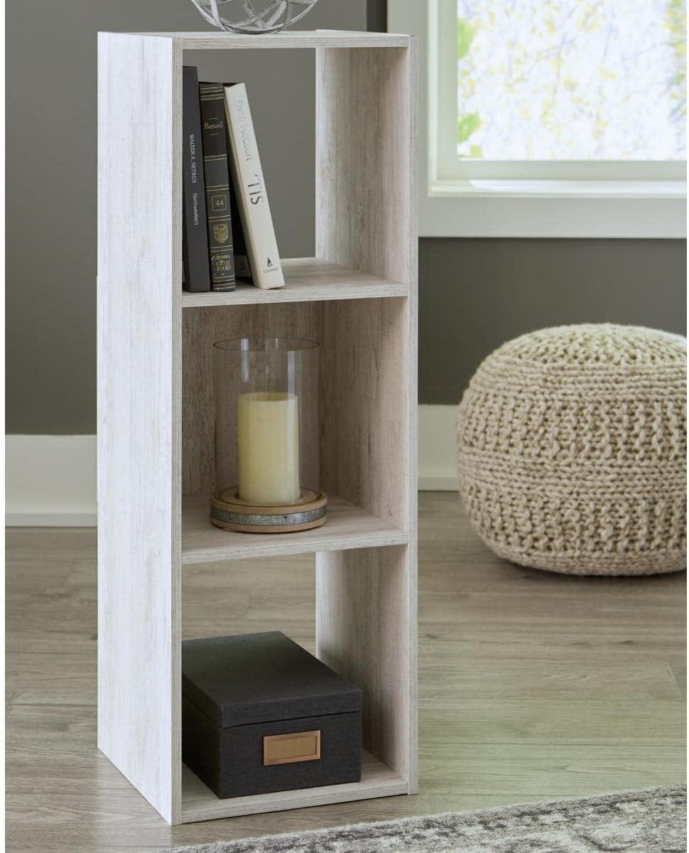 imageSignature Design by Ashley Paxberry Coastal 9 Cube Storage Organizer or Bookcase WhitewashWhitewash