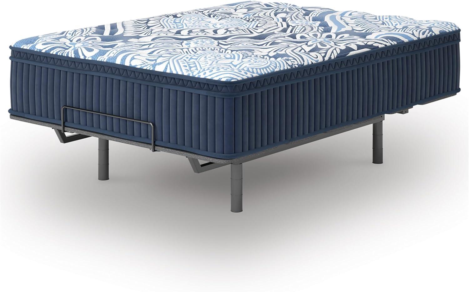 imageSignature Design by Ashley Plush Luxe 20 15 Inch Breathable Gel Latex Memory Foam Hybrid Mattress with Edge Support for Cool Sleep and Pressure Relief Queen Fiberglass Free Mattress in A Box