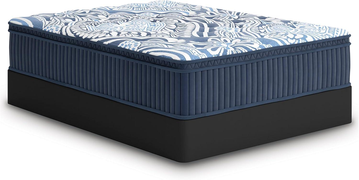 imageSignature Design by Ashley Plush Luxe 20 15 Inch Breathable Gel Latex Memory Foam Hybrid Mattress with Edge Support for Cool Sleep and Pressure Relief Queen Fiberglass Free Mattress in A Box