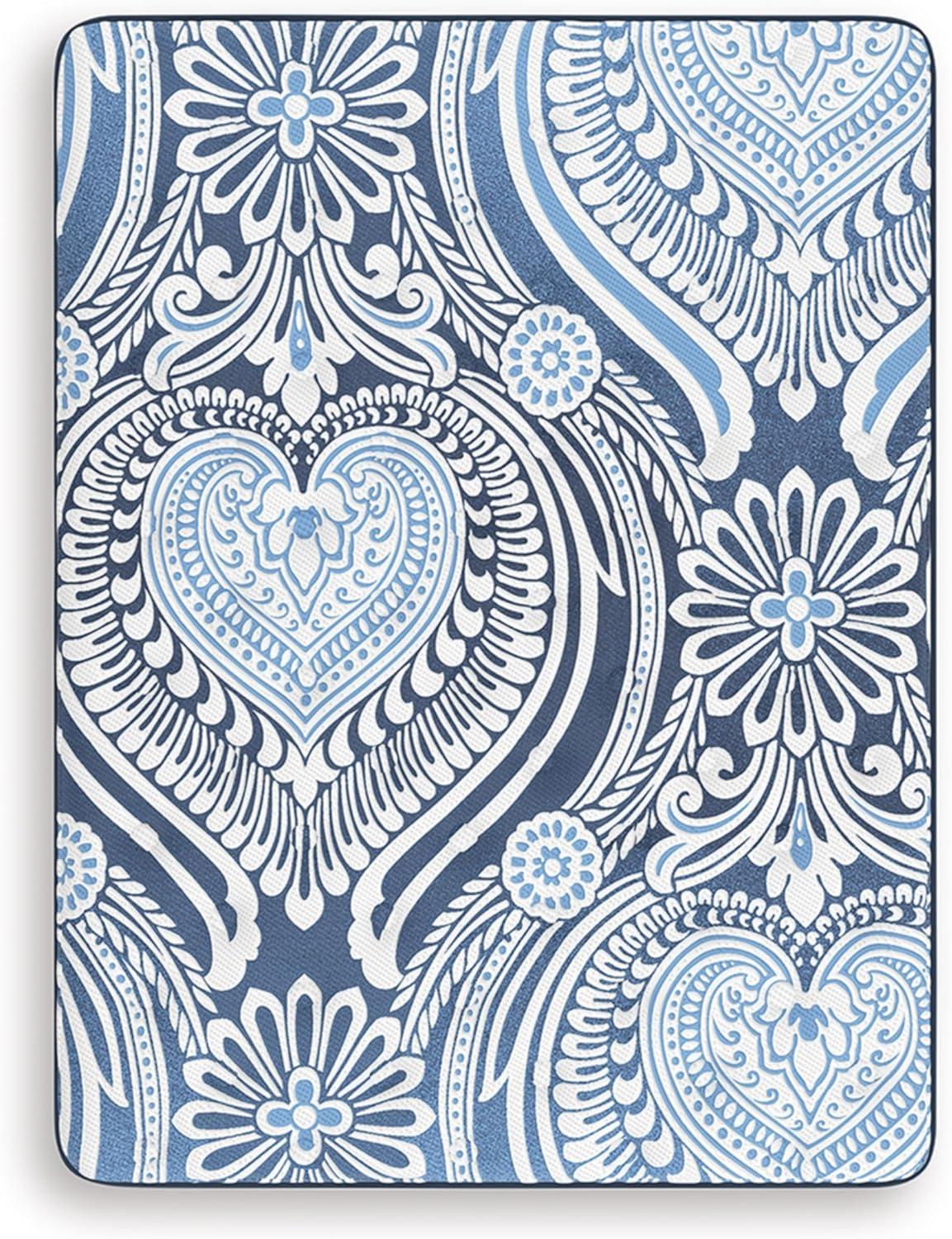 imageSignature Design by Ashley Plush Luxe 20 15 Inch Breathable Gel Latex Memory Foam Hybrid Mattress with Edge Support for Cool Sleep and Pressure Relief Queen Fiberglass Free Mattress in A Box