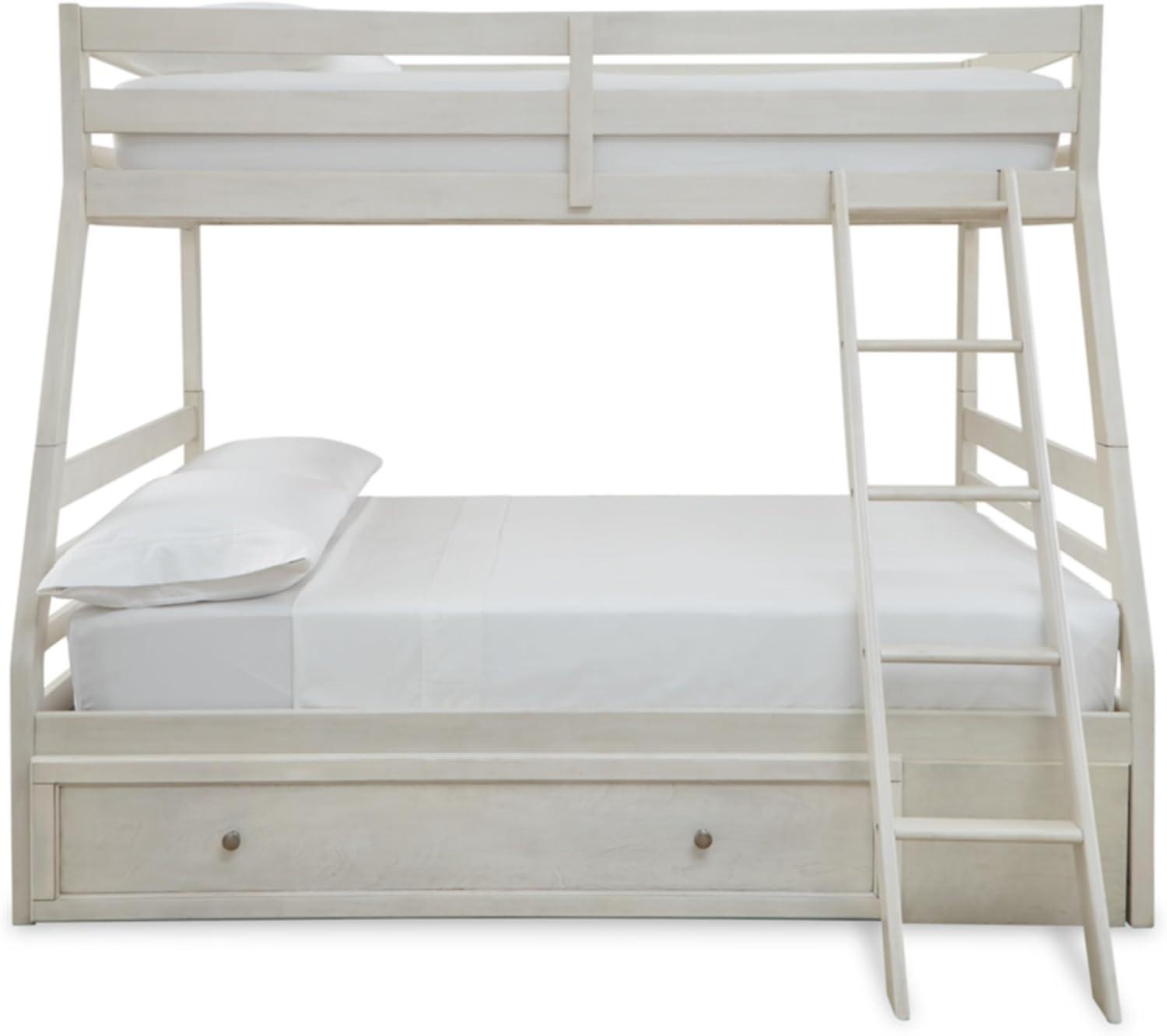 imageSignature Design by Ashley Porter Traditional Panel Headboard ONLY KingCalifornia King Dark BrownAntique White