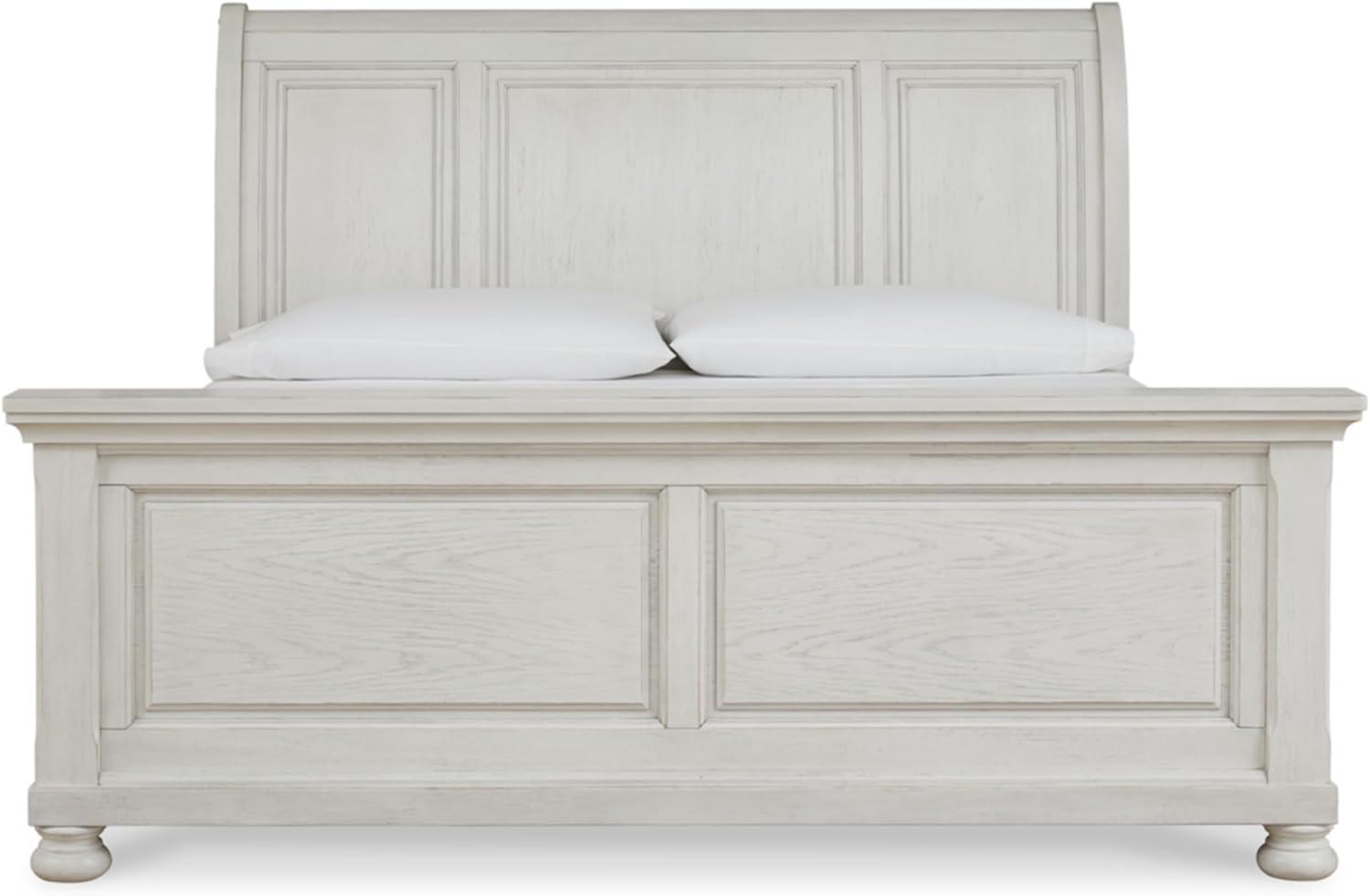 imageSignature Design by Ashley Porter Traditional Panel Headboard ONLY KingCalifornia King Dark BrownAntique White