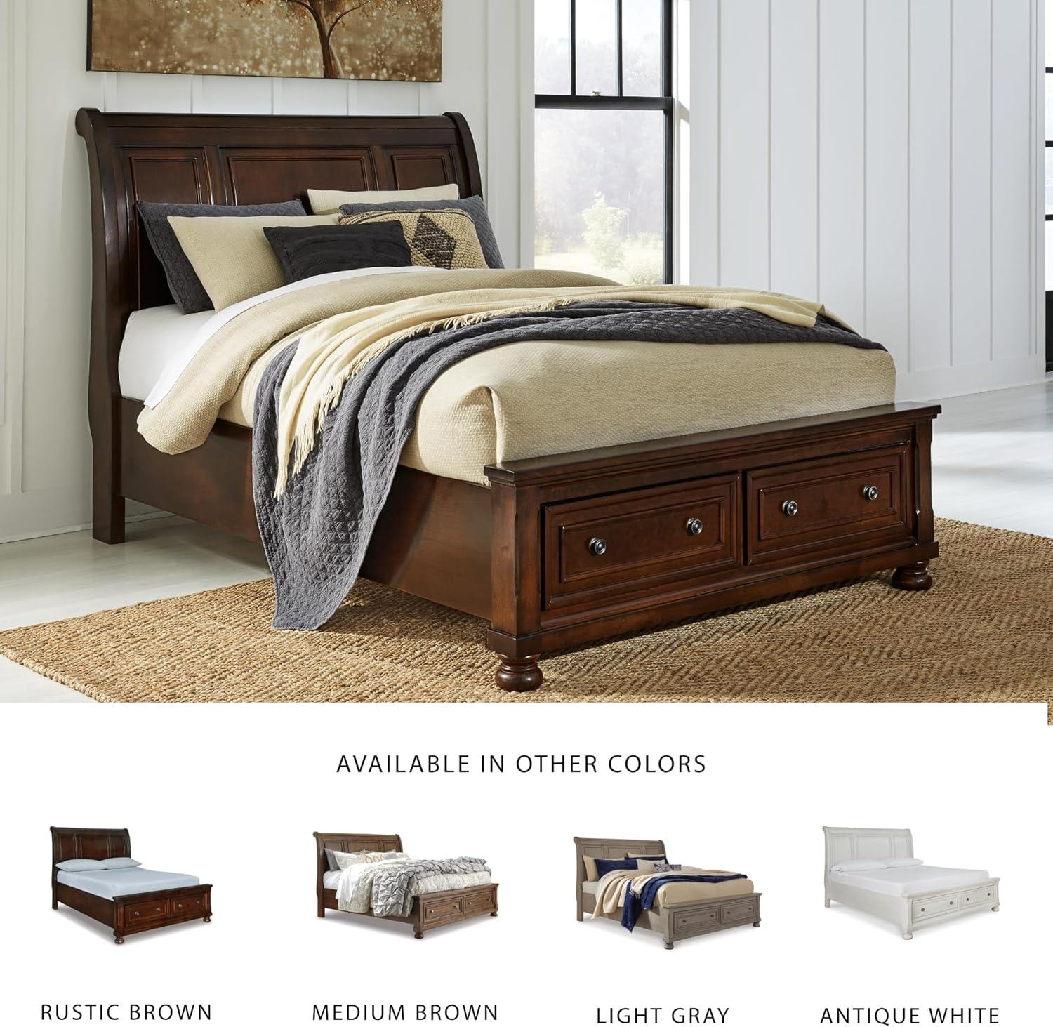 imageSignature Design by Ashley Porter Traditional Panel Headboard ONLY KingCalifornia King Dark BrownDark Brown