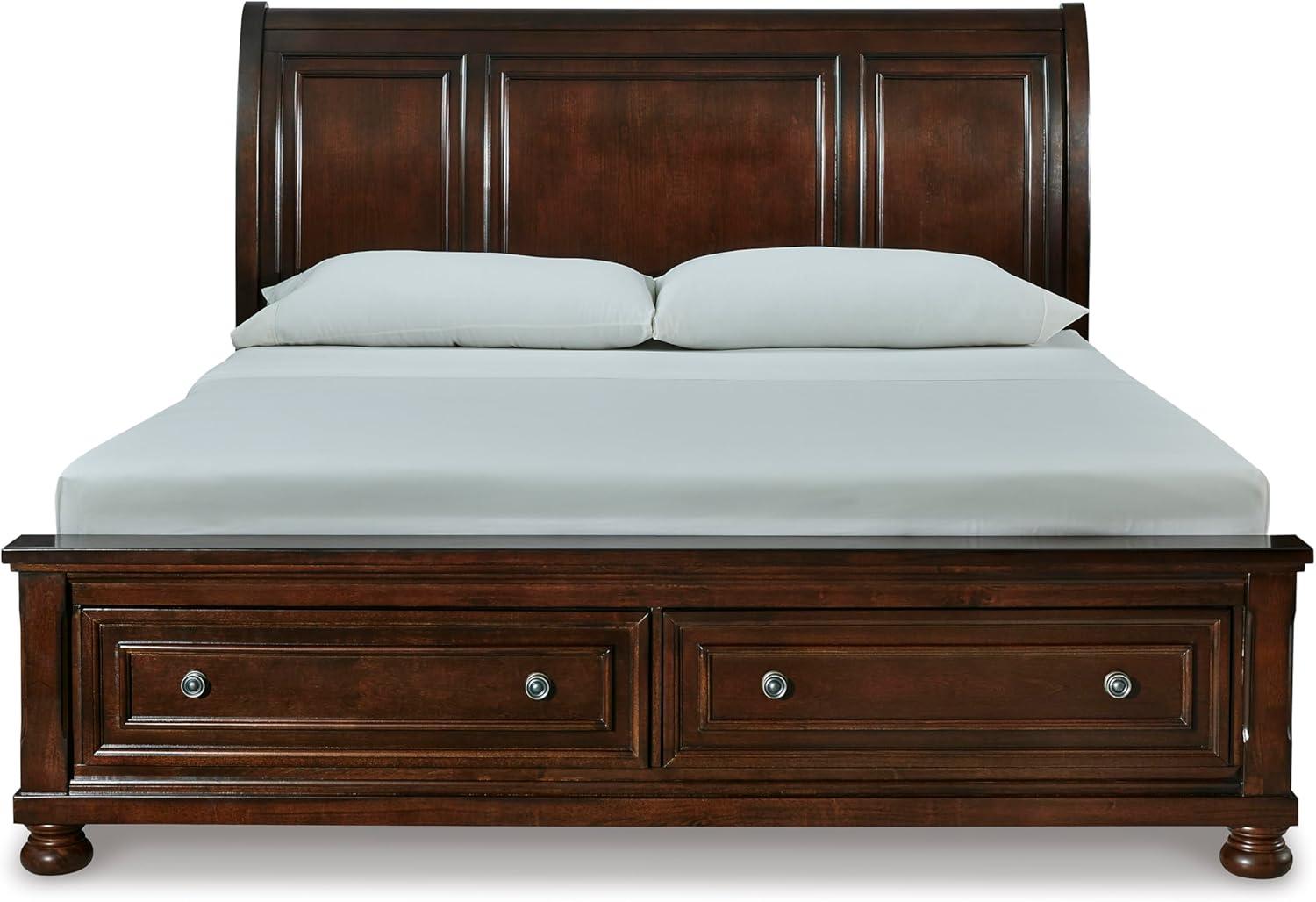 imageSignature Design by Ashley Porter Traditional Panel Headboard ONLY KingCalifornia King Dark BrownDark Brown