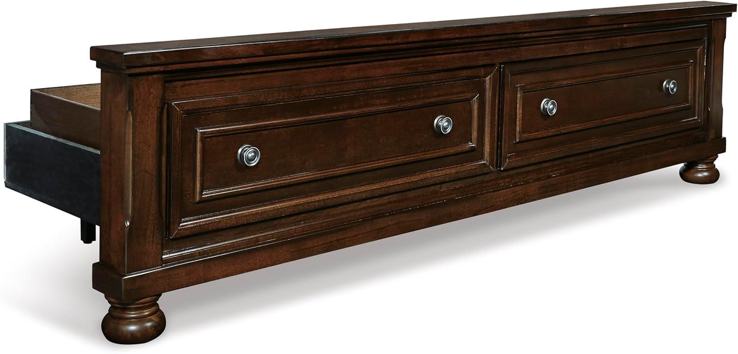 imageSignature Design by Ashley Porter Traditional Panel Headboard ONLY KingCalifornia King Dark BrownDark Brown