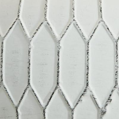 imageSignature Design by Ashley Rainermen Casual Ceramic Table Lamp Transparent White Glaze Finish Drum Hardback Fabric Shade 11quot W x 11quot D x 21quot H Off WhiteWhite