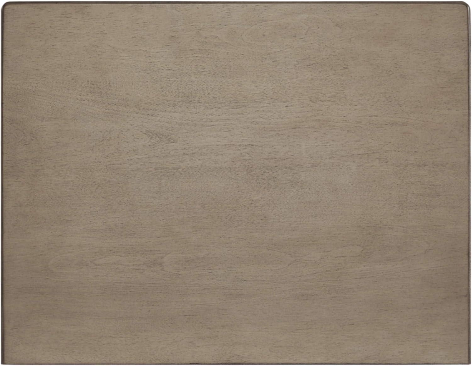 imageSignature Design by Ashley Robbinsdale Coastal 1Drawer Nightstand with Cubby Storage 2675quot Tall WhiteGraywash