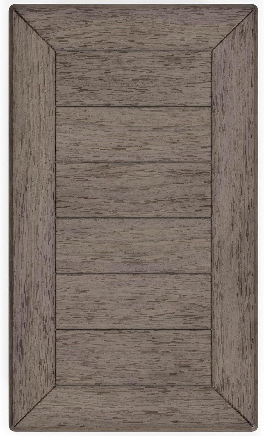 imageSignature Design by Ashley Tyler Creek Chair Side End Table Plankstyled Top Smoothgliding Drawer Wood 1413quot W x 2413quot D x 2413quot H Light Brown ampamp WhitewashWhitewash