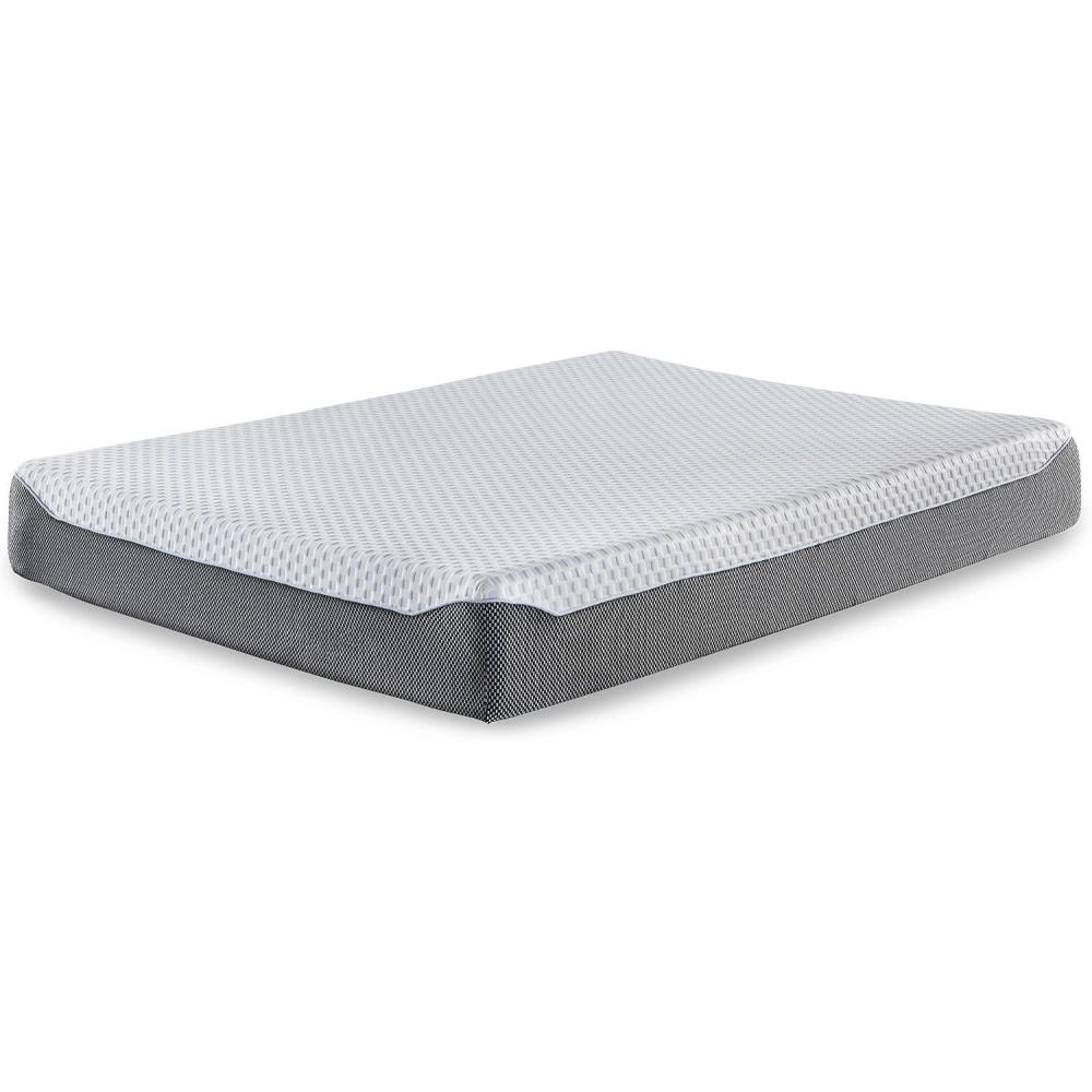 imageSignature Design by Ashley 12 Inch Chime Elite 20 Plush Green Tea Memory Foam Mattress for Cool Sleep and Pressure Relief Full Fiberglass Free Mattress In A BoxQueen