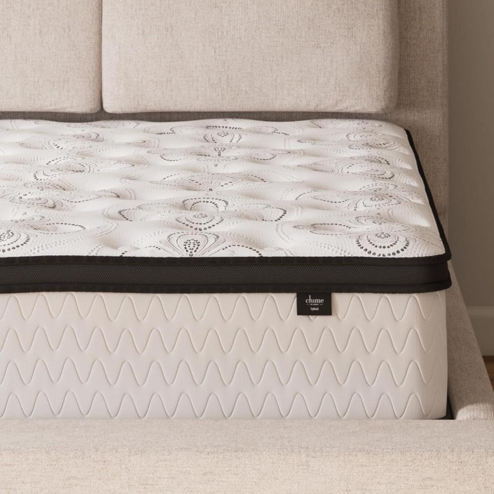 imageSignature Design by Ashley Chime Hybrid California King 12quot Mattress with Gel Memory Foam Medium Firm Pressure Relief Fiberglass Free Mattress in a BoxKing US Standard
