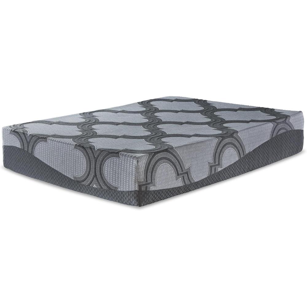 imageSignature Design by Ashley Chime Hybrid California King 12quot Mattress with Gel Memory Foam Medium Firm Pressure Relief Fiberglass Free Mattress in a BoxCalifornia King