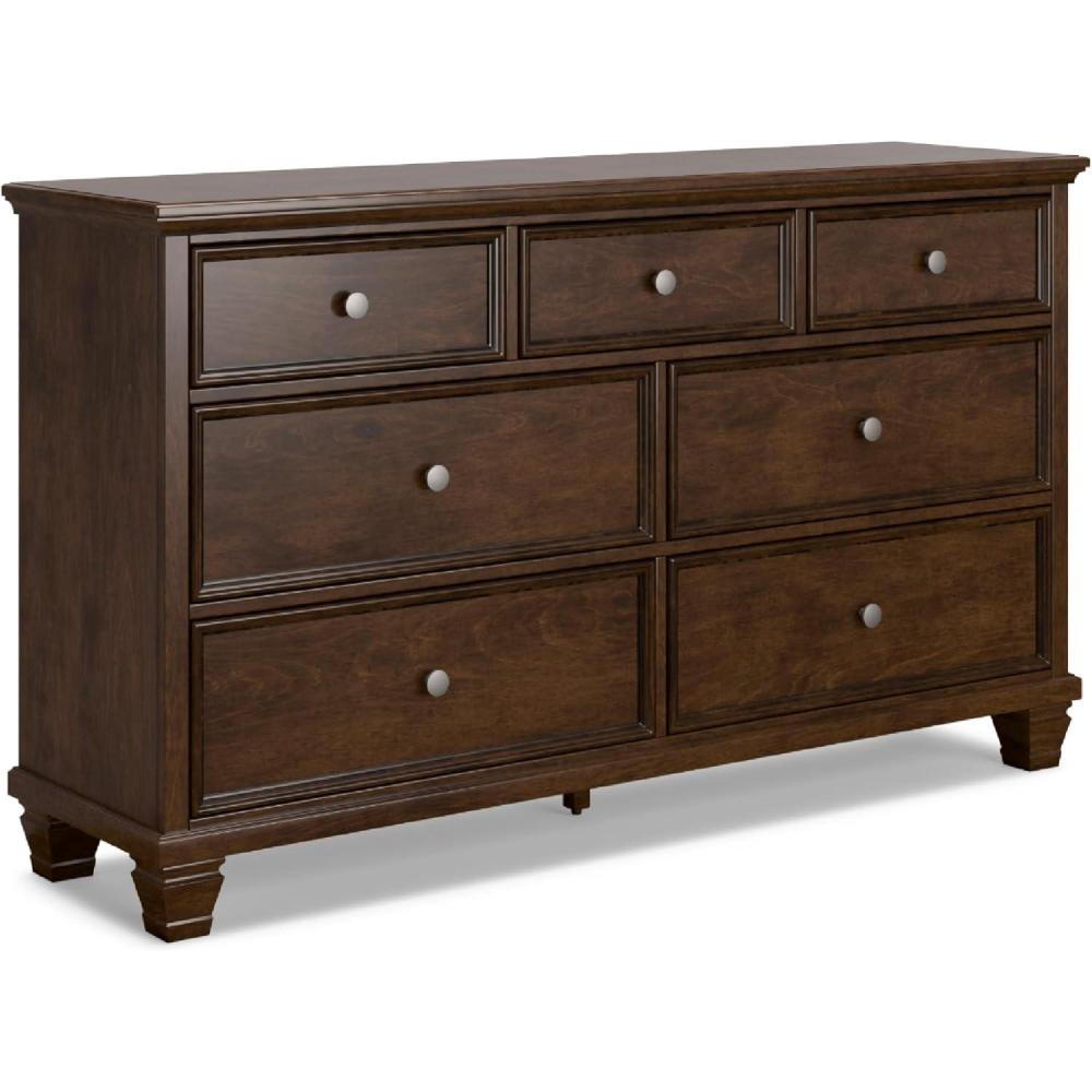 imageSignature Design by Ashley Danabrin Traditional 5 Drawer Chest for Bedroom Dark BrownDark Brown