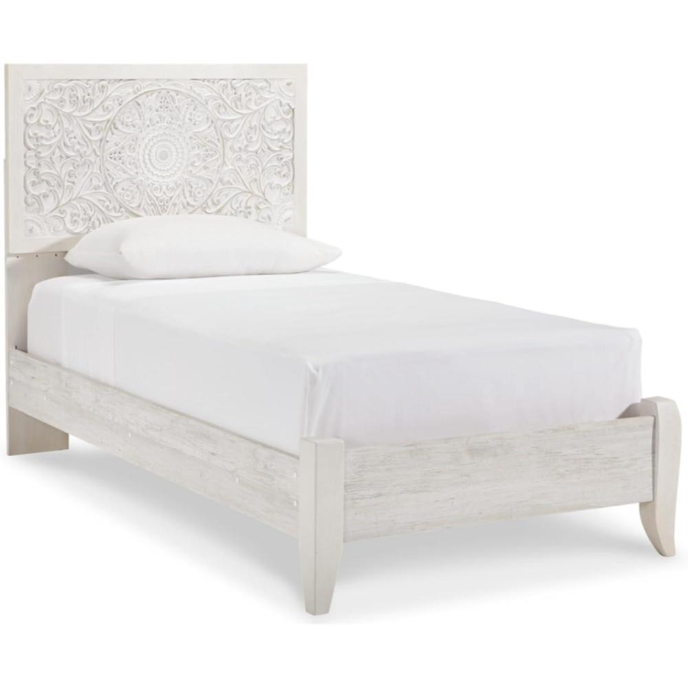 imageSignature Design by Ashley Paxberry Boho Chic Panel Adjustable Headboard ONLY King WhitewashWhitewash