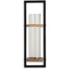 imageSignature Design by Ashley Colburn Rustic Wall Sconce with Candle Holder Black